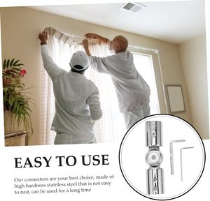 Connettore <span class=keywords><strong>per</strong></span> asta di tenda ad angolo regolabile resistente in acciaio inossidabile più venduto - Product Image 5