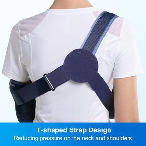 Cánh tay Sling Vai Immobilizer cho phụ nữ và nam giới, phù hợp với trái hoặc phải cánh tay-rotator <span class=keywords><strong>Cuff</strong></span> hỗ trợ Brace - Product Image 3