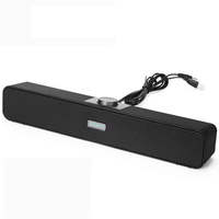 Barre de son Bluetooth avec design miroir long et subwoofer puissant pour TV, téléphone portable et ordinateur – Stéréo pour la maison et le bureau