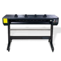Máquina de grabado láser CO2 2 en 1 de fábrica, máquina cortadora láser de corte de contorno, máquina de corte láser trazadora todo en uno