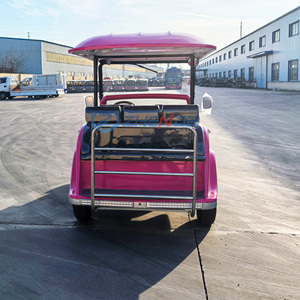 Voiture électrique vintage à double rangée pour 5 passagers, carrosserie entièrement en acier, toit ouvert, véhicule de tourisme classique, couleur personnalisée - Product Image 4