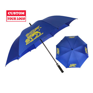 Parapluie de golf personnalisé avec logo, grand format, ouverture automatique, résistant au vent, 30 pouces, 60 pouces, 190T pongee, fibre de verre, sublimation personnalisée - Product Image 5