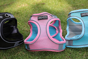 Coleira de malha para cachorros, coleira de peitoral leve para cães, colete de malha reflexivo, trajes legais e confortáveis para gatos, verão - Product Image 5