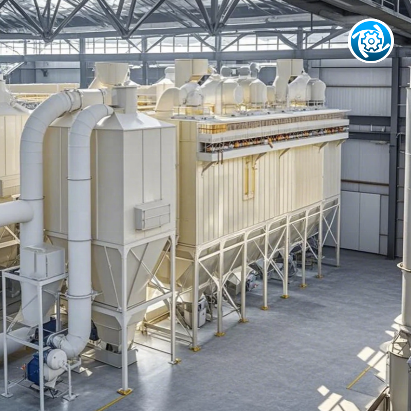Filter Bag Industrial Cyclone Dust Collector Esp Type Dust Collector Dust Collecting System Pump Equipped