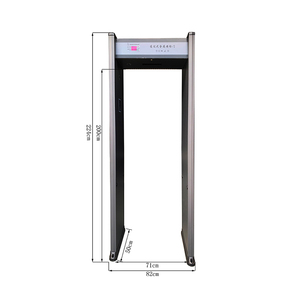 Portique de <span class=keywords><strong>sécurité</strong></span> KEMSI KMS801D avec détecteur de métaux multizones et scanner corporel pour détection de téléphones - Product Image 5