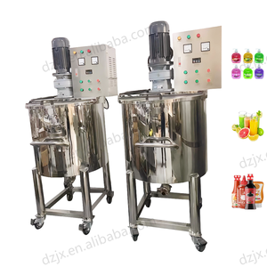 Serbatoio di Miscelazione Riscaldante per Sciroppi Liquidi DZJX, Grado Alimentare, <span class=keywords><strong>50</strong></span>-500 <span class=keywords><strong>Lt</strong></span>, 500kg con Pompa Emulsionante per Dissoluzione di Polveri per Gelato - Product Image 5