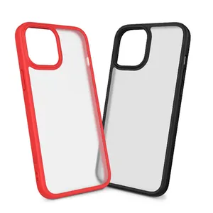 Funda trasera a prueba de golpes para teléfono móvil, carcasa trasera de Tpu para Iphone Xs Max, color rojo y blanco, por sublimación