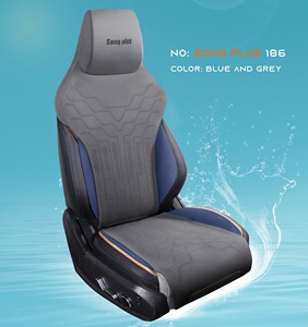 Pour BYD siège de voiture accessoires d'usine conception mignonne coussin de siège avant en cuir PU <span class=keywords><strong>Honda</strong></span> Accord Fit coupé modèles Auto accessoire - Product Image 6