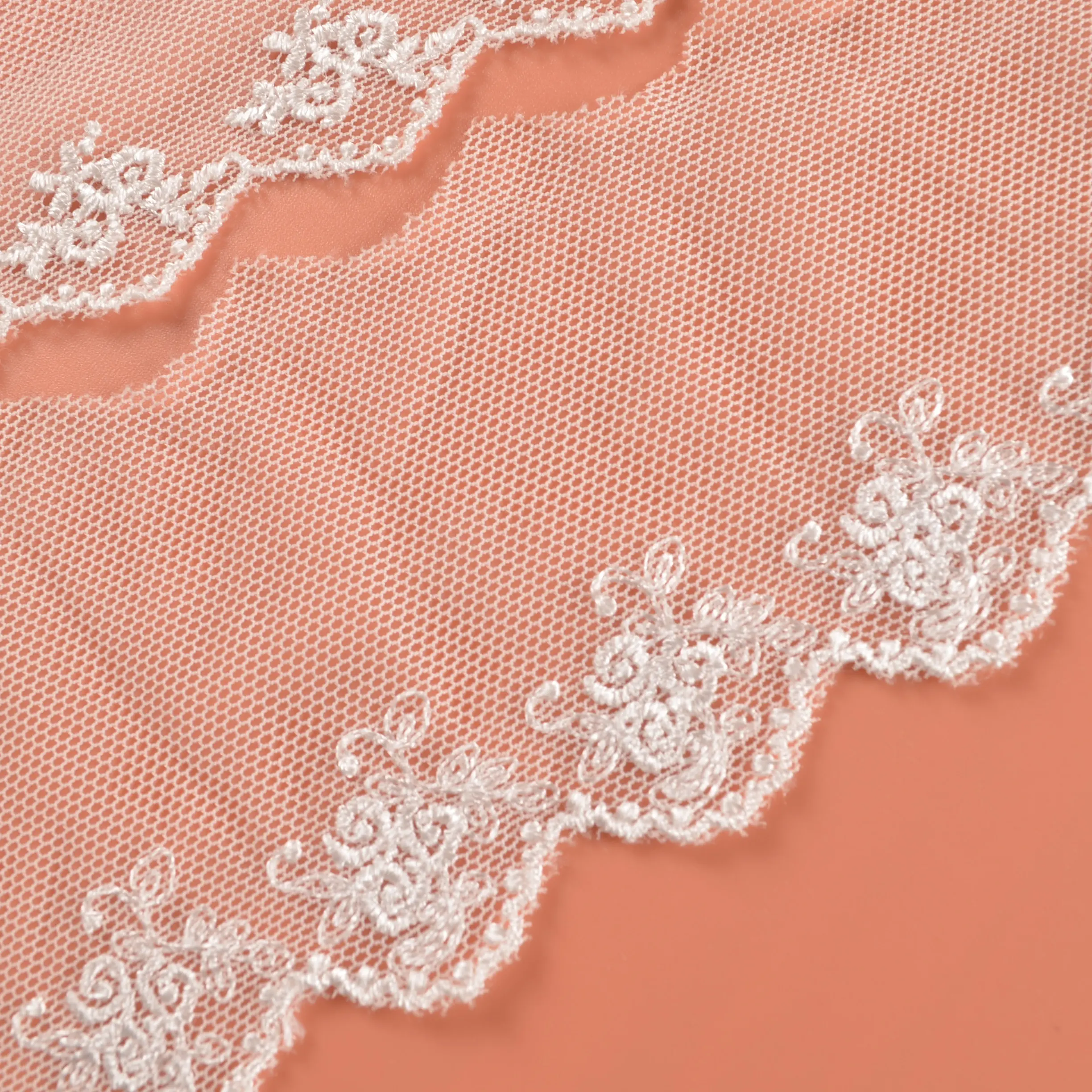 New various design china wholesale net Mesh embroidery lace trim for Wedding