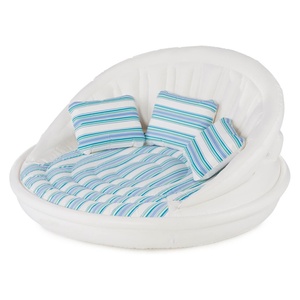 <b>Inflatable</b> Aqua <b>Sofa</b> Pool Lounger Float for Relaxation for Group Use in Pool Beach Lake - Product Image 1
