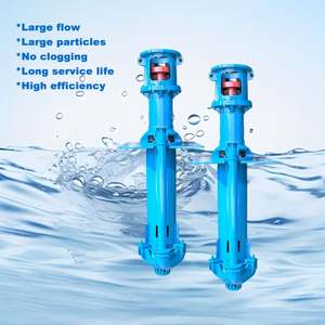 Bomba de Lodo Vertical, Bomba de Líquidos de Gran Volumen, Bomba Centrífuga Sumergible para Drenaje de Aguas Residuales y Lodos - Product Image 2