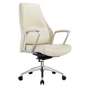 Silla de oficina moderna y cómoda de cuero 36019-1902C/BA - Product Image 4