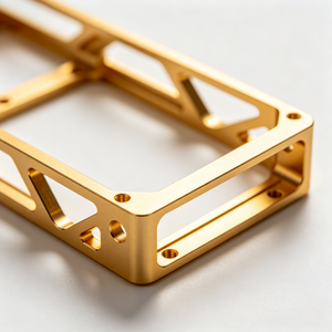 Componentes Metálicos de Precisión con Acabado Dorado, Piezas de Torneado y Brochado de Acero Inoxidable y Latón Mecanizadas por CNC - Product Image 1