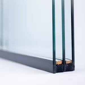 Vidrio con aislamiento térmico de doble acristalamiento con clasificación de fuego de construcción baja e
