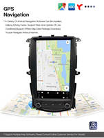Pour Nissan 370Z Z34 2008-2019, autoradio Android 14 de 13,8 pouces, style Tesla, écran partagé, GPS, DSP, CarPlay sans fil, 4G, carte SIM