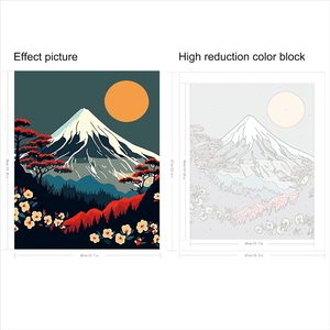 <span class=keywords><strong>Pintura</strong></span> al por mayor por números paisaje japonés sobre lienzo <span class=keywords><strong>pintura</strong></span> DIY <span class=keywords><strong>pintura</strong></span> dibujo arte regalo - Product Image 6