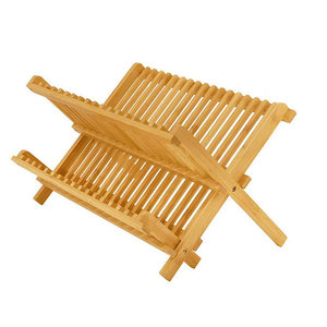 Kitchen sink storage <b>rack</b>, countertop <b>dish</b> <b>rack</b>, sink <b>dish</b> <b>rack</b>, drain <b>rack</b>, bamboo drain <b>rack</b> - Product Image 3