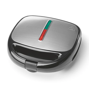 Machine à <span class=keywords><strong>sandwich</strong></span>, gaufres et toast électrique 3-en-1 automatique avec panneau en acier inoxydable, antiadhésive et amovible - Product Image 1