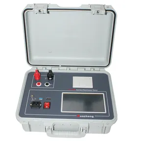 Huazheng HV Switch Testing Machine 200A contact resistance tester Micro Ohm meter Loop Impedance Tester