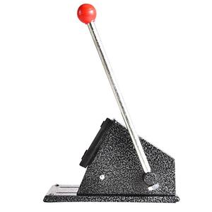 Manual Punching Machine <b>Black</b> Metal Die Cutting Tool with Red Handle for Paper Processing - Product Image 6