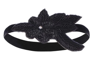 Vintage1920s accesorios <span class=keywords><strong>para</strong></span> el cabello con cuentas <span class=keywords><strong>para</strong></span> vestido de novia Gatsby flores bandas <span class=keywords><strong>para</strong></span> el cabello <span class=keywords><strong>para</strong></span> mujer original hecho a mano - Product Image 2