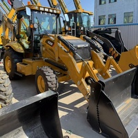 Chargeuse-pelleteuse CAT 420F d'origine, haute efficacité, durable, machine robuste pour les travaux de construction et d'entretien