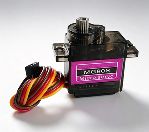 12g MG90S <b>Mini</b> Analog Servo 2kg/cm Torque 0.184s/60° 180° 360° Rotation RC Car <b>Robot</b> Boat Steering Accessory - Product Image 1