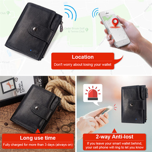 <span class=keywords><strong>Portefeuille</strong></span> Intelligent en Cuir Véritable pour Homme avec Connectivité Bluetooth, Traqueur GPS, Anti-Perte et Protection RFID - Product Image 3