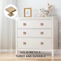 Poignées d'armoire noires de style américain en alliage de zinc solide pour armoires de cuisine Poignées de tiroir Poignées de meubles Quincaillerie