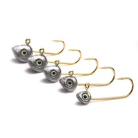 Leurre Micro-organisme Lumineux en Forme de Poisson pour Pêche au Bar en Rivière – Hameçons Jigging Bioniques Miniatures Effet Œil de Poisson