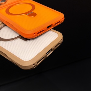 เคสโทรศัพท์แม่เหล็กแบบด้านโปร่งแสงสำหรับ iPhone 17 12 13 Pro Max 14 15 16 Plus พร้อมขาตั้งวงแหวนโลหะ ป้องกันรอบด้าน ขายส่ง - Product Image 5