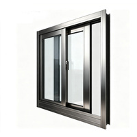 Fenêtres coulissantes horizontales automatiques de haute qualité en alliage d'aluminium, verre Low-E écoénergétique, insonorisées, pour extérieur et sous-sol
