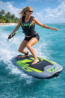 Papan Selancar Listrik Kustom Bahan EPP Unisex Olahraga Air Berdiri Jet Ski Kecepatan Tinggi Khusus WaterboardC