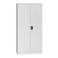 Armoire de rangement en métal, placard de classement en acier à 2 portes, placard en acier d'occasion à vendre