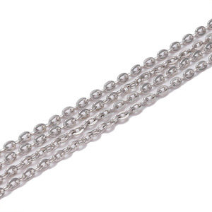 Maillons de chaîne pour bijoux 2x3mm, maillons plats en forme de croix, argent, or, bronze antique, rhodium, or KC, noir canon, cuivre rouge pour pendentifs DIY - Product Image 5