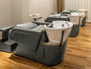Kisen best-seller Mobilier de salon Lit avec <span class=keywords><strong>shampoing</strong></span> automatisé Chaise de lavage avec thérapie de la tête et chaise de technicien - Product Image 6