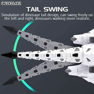Drago elettrico a batteria danza dinosauro robot giocattolo musica con luce musicale - Product Image 4