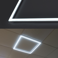 Holux – montage encastré détachable 100lm/w 120lm/w lampe européenne bureau 3cct 36w 40w panneau Led rétro-éclairé 595 cadre lumineux linéaire