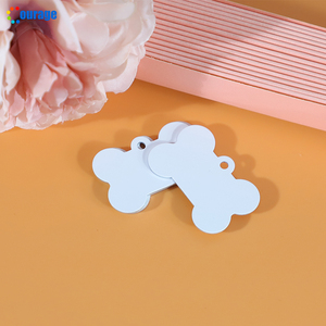 Etichette con nome <span class=keywords><strong>di</strong></span> gatto domestico bianco per sublimazione in bianco GP-03A - Product Image 4