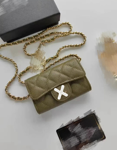 กระเป๋าคาดเอวหนังแท้กันน้ำขนาดเล็กแบบเย็บลายพร้อมสายปรับได้ ช่องใส่เหรียญ บัตรประชาชน และช่องใส่โทรศัพท์ - Product Image 4