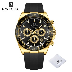 Montre pour homme NAVIFORCE 8054, luxe, étanche, sport, quartz, bracelet en silicone, chronographe, lumineuse, Relogio - Product Image 6
