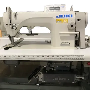 Used Japan Jukis Flat-bed Sewing Machine DU-1181N-7 Computerized 1 Needle Lockstiitch Automatic Industrial Sewing Machine