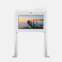 Moniteur LCD de parc de publicité extérieure MWE avec système de contrôle étanche des prévisions météorologiques et utilisation de l'ascenseur IP65 à écran horizontal