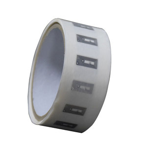 Etiqueta de papel con incrustaciones <span class=keywords><strong>RFID</strong></span> de 13,56 MHz/915MHz ecológica, Chip UHF HF, lectura-escritura pasiva para tarjetas de visita, hotel para pago - Product Image 4