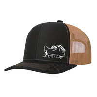 Gorras de Béisbol Richardson Trucker al por Mayor, de 6 Paneles, de Malla de Algodón, Ajustables, Protección Solar para Exteriores, con Logotipo Personalizado OEM
