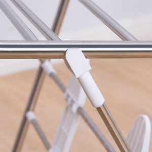 Séchoir à linge pliable et réglable avec cintres - Product Image 6