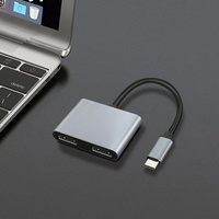 Adaptateur de station d'accueil USB 3.1, convertisseur USB 3.0, 100W PD, 4K 60Hz, câble HDTV, hub 4 en 1 type C pour Macbook, ordinateur, projecteur