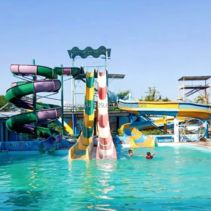 Tùy Chỉnh Riêng Gia Đình Sử Dụng Toboggan Cho Nhà Sân Sau Hồ Bơi Sợi Thủy Tinh Trượt Nước - Product Image 3