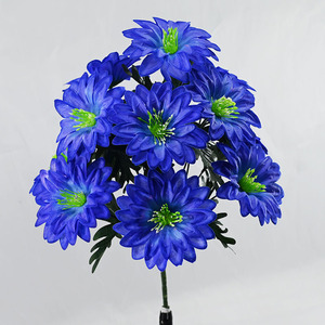 Huaien ดอกเบญจมาศจำลอง12หัวสำหรับ Qingming fungiving Tomb-sweeping บรรพบุรุษ - Product Image 6