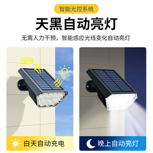Projecteurs solaires pour pelouse HC-1M28, éclairage extérieur imperméable pour jardin, paysage, villa, cour, allée, lampes murales - Product Image 5